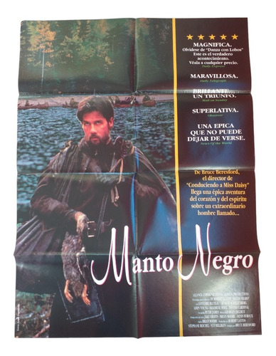Poster Afiche Cine Original- Manto Negro - Bruce Beresford *