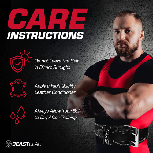 Powerbelt - Premium Double Prong Powerlifting Belt - 4? X 10