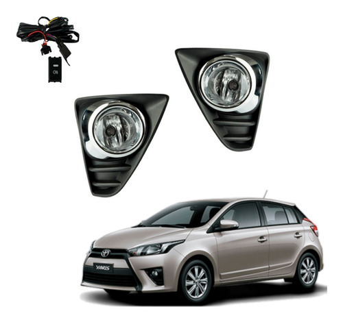 Kit Neblineros Toyota Yaris Sport 2014 - 2017 Con Luces Led