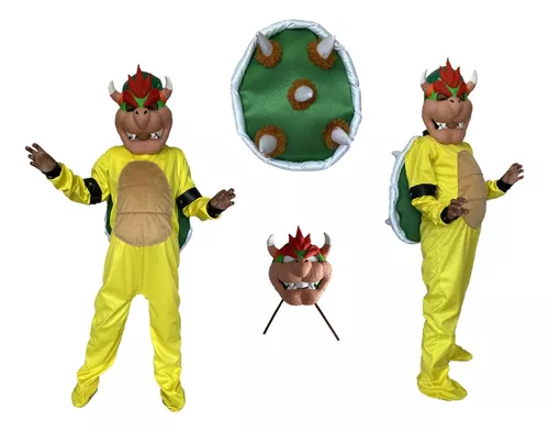 Disfraz Bowser Importado Traje Disfraz de Mario Bros GENERICO