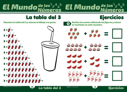 Cartilla Sopena El Mundo De Los Números Suma - 25 Unidades