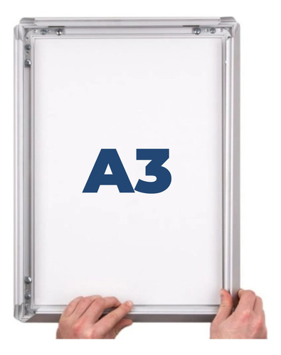 Display Publicitario Tipo Cuadro A3 De Aluminio + Impresion
