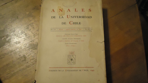 Vocablos Y Modismos Chiloe Anales U De Chile 1947 N 65 / 66 