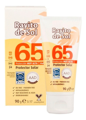 Rayito De Sol Protector Solar Fps 65 90 G