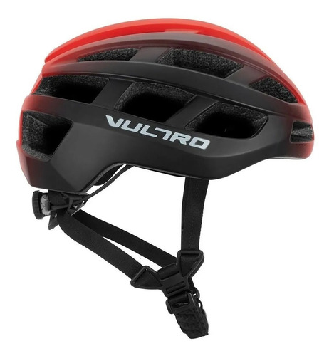 Imagem 7 de 7 de Capacete Ciclismo Vultro Raptor Preto E Vermelho 2022 Bike