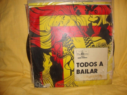 Vinilo Todos A Bailar Sacha Kari Don Oscar Ocampo Cp1