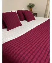 Comprar Kit Passadeira Xale Peseira Manta Trico Cama Casal + 2 Capas