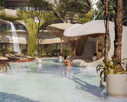 Departamento En Venta En Tulum, Quintana Roo, Azulik, Increíble Y Diseño Único Con Club De Playa Incluído