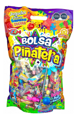 Bolsa Piñatera Las Delicias Surtido De Dulces  1.4kg