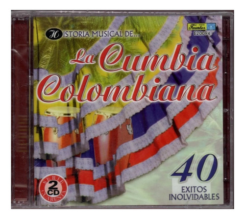 Cd Historia  La Cumbia Colombiana 40 Exitos Inolvidables