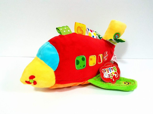 Imagen 1 de 2 de Avion Peluche Con Sonido Woody Toys Avión
