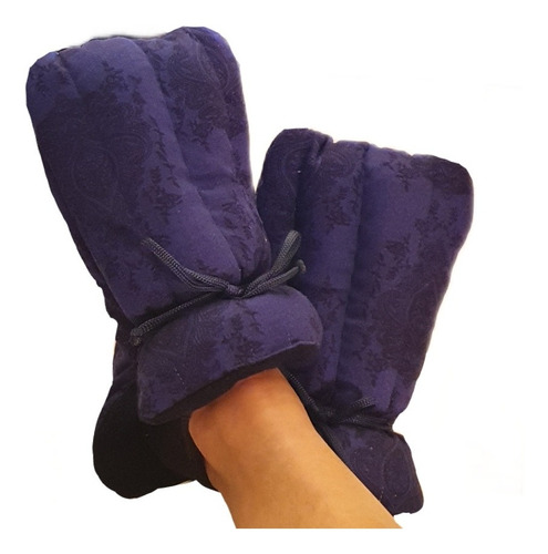 Imagen 2 de 6 de Pantuflas Térmicas Semillas Pies Calientes, Para Microondas
