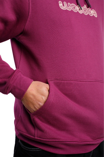 Imagen 3 de 4 de Buzo De Hombre Woodoo Bh Veneer - Plum