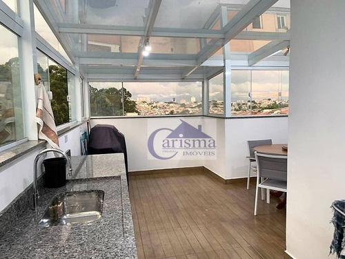 Imagem 2 de 17 de Cobertura Com 2 Dormitórios À Venda, 57 M² Por R$ 270.000,00 - Jardim Milena - Santo André/sp - Co0181