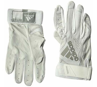 adidas Guantes blancas