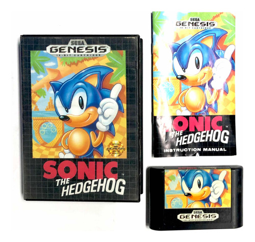 Sonic The Hedgehog 1 - Juego Original Sega Genesis Ntsc Cib