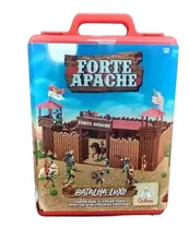Comprar Forte Apache Batalha Luxo Figuras Pintadas 0062 - Gulliver