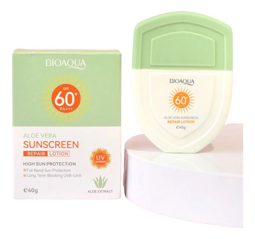 Protector Solar De Aloe Vera 60spf Bioaq - g a $500