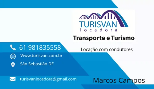 Aluguel Van Brasília Com Condutor 15 Ocupantes + Bagagens