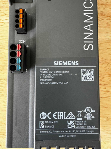 6sl3040-0pa00-0aa1 Siemens Adaptador Unidad De Control