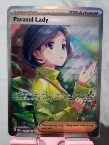 Parasol Lady - 255/182 - Sv04 - Paradox Rift (pokémon Tcg) 