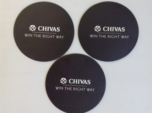 Posavasos Whisky Chivas Regal Manzanar Win The Right Way C/u