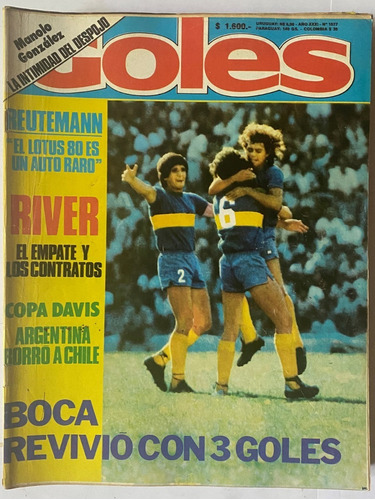 Goles 1577 Revista Fútbol Y Deportes Argentina 1979 Ez4
