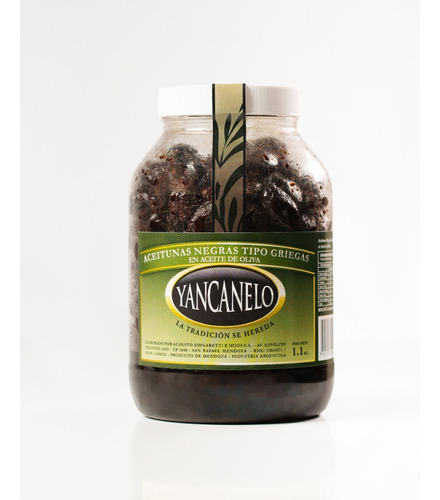 Aceitunas Griegas Yancanelo Bidón 1 Kg X 1 U