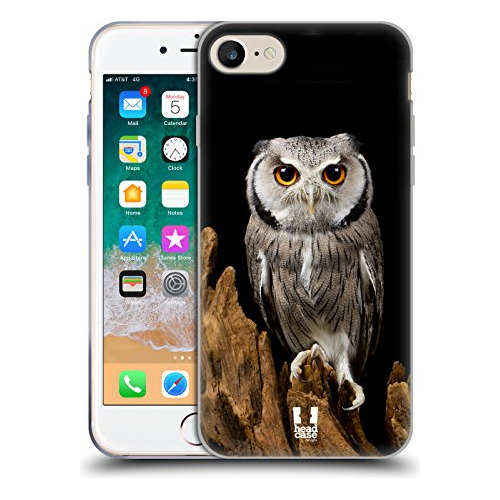 Head Case Designs White-faced Owl Wildlife Soft Gel Case Com