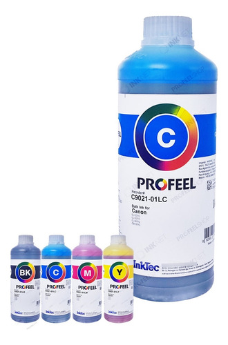 Tinta 1l Profeel C9021 Para Uso Can On G4010 G6010 G7010