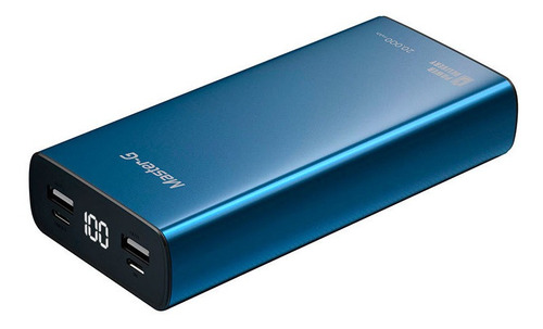 Imagen 5 de 6 de Cargador Portátil Master G Carga Rápida Pd 20.000 Mah Azul
