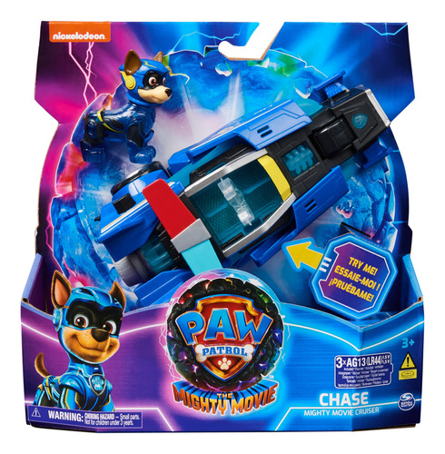 Vehículo Policial Chase Mighty Movie Paw Patrol.