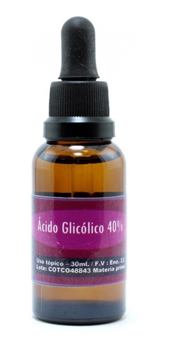 Ácido Glicólico 40% - 30 Ml. Rejuveneci - mL a $820