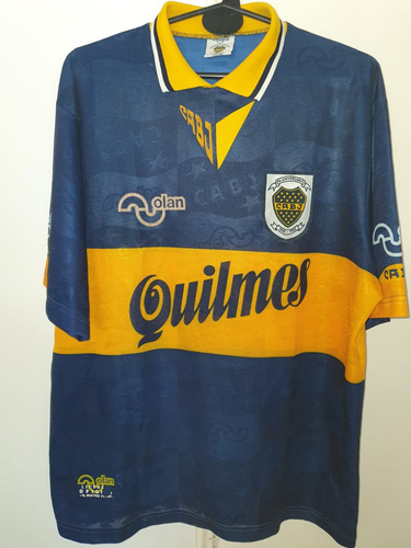 Camiseta Boca Juniors Olan Titular 1996 Talle 42 Caniggia #8