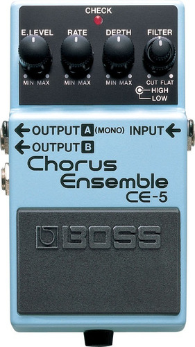 Pedal Boss Ce5 Chorus Ensemble Para Guitarra Na Sonic Som