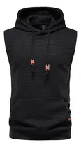 Comprar Sudadera Con Capucha Lisa For Hombre, Sin Mangas, Sin Manga