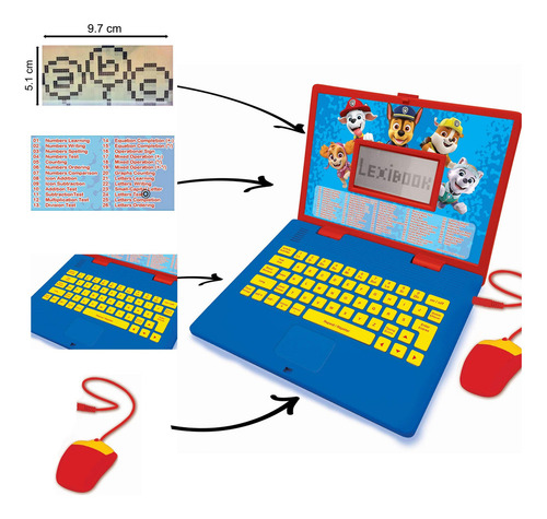 Laptop Educativa Bilingüe De Paw Patrol