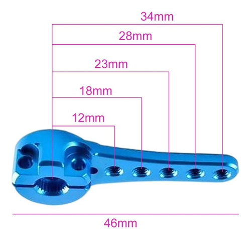 2 X 25t Servo Cuerno Brazo De Sujeción De Dirección 1/10