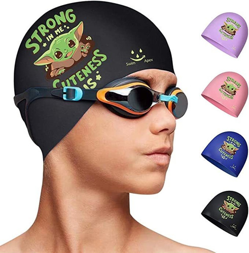 Gorro De Natación Para Niños De 2 A 13 Años De Edad, De .