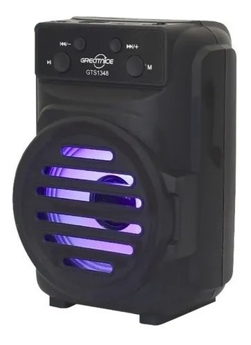 Mini Bocina Parlante Karaoke Radio Bluetooth Aux/usb Luz Rgb