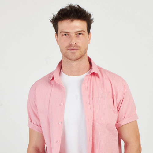 Imagen 5 de 6 de Camisa Penn Business Liso M/c Kevingston