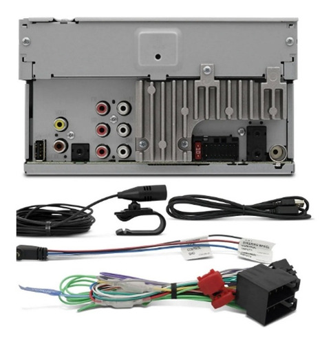 Imagem 3 de 4 de Kit Central Avh-g228bt + Moldura 2din + Câmera De Ré Fox