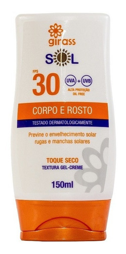 Protetor Solar Vegano Fps30 Girass 150ml