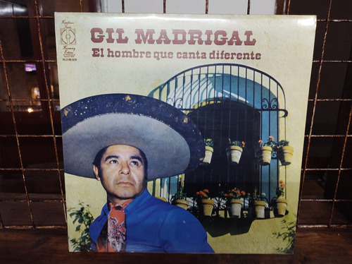 Gil Madrigal El Hombre Que Canta Vinilo Lp Acetato Vinyl