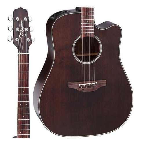 Guitarra acústica Takamine Pro Series 1 P1DCSM para diestros satin molasses satin