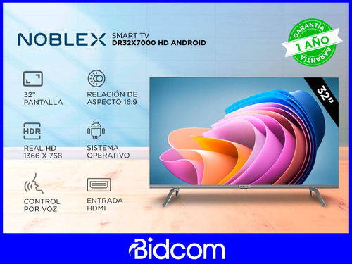 Smart Tv Noblex Dk32x7000 Led Hd 32'' Con Android Tv