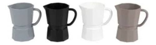 Taza Barista Plastica Clasico Café Leche 225 Cc X 6 Unidades Negro