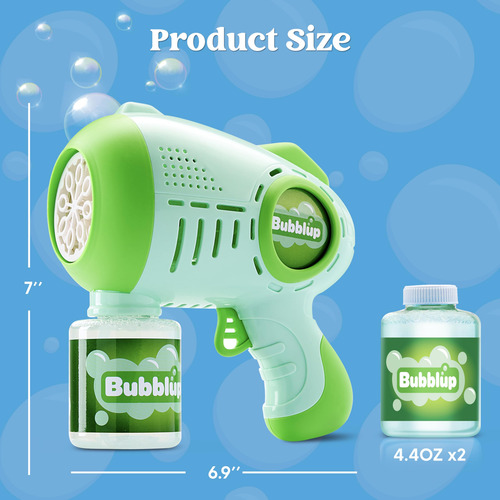 Bubble Gun Joyin, 2 Paquetes Con 4 Botellas, Bubble Solution