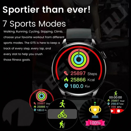 Reloj Inteligente Fitness Tracker Para Huawei Ios Android