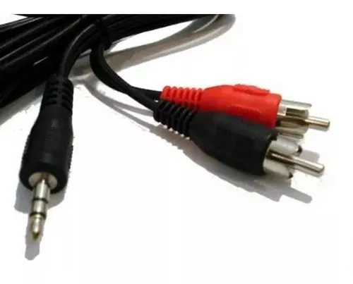 Cable de audio RCA a 2 RCA 2 mts
